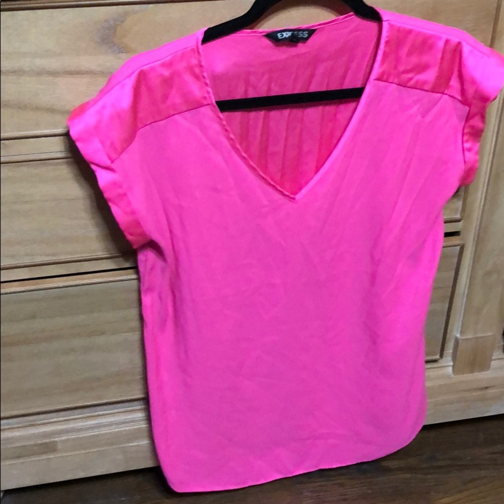 Express Satin Short Sleeved Shirt
